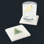 Modern Watercolor Christmas Tree Non Photo Stone Coaster<br><div class="desc">Elevate your holiday decor with the Modern Watercolor Christmas Tree Non-Photo Stone Coaster! Showcasing a beautifully painted Christmas tree in delicate watercolor, this coaster brings festive elegance to your home while protecting surfaces in style. Ideal for holiday gatherings or as a thoughtful seasonal gift, it combines function with a charming...</div>