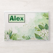 Modern Watercolor colourful Flowers & personalise
