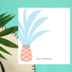 Modern Watercolor Elegant Stylish Tropical Notepad