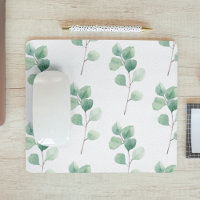 Modern Watercolor Eucalyptus Green Pattern