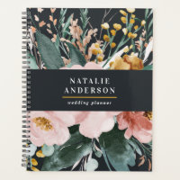 Modern watercolor floral and foliage elegant