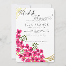 Modern Watercolor Floral Bridal Shower