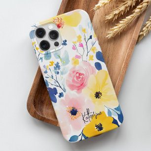 Modern Watercolor Floral Pattern