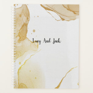 Modern Watercolor Gold Planner