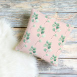 Modern Watercolor Leaves Pattern  Cushion<br><div class="desc">Modern Watercolor Leaves Pattern</div>