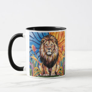 Modern Watercolor lion Mug