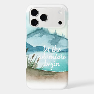 Modern Watercolor Nature Let's The Adventure Begin