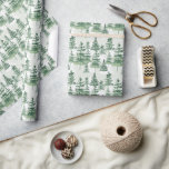 Modern Watercolor Pine Trees whimsical Christmas Wrapping Paper<br><div class="desc">Christmas Wrapping Paper. This unique and festive wrapping paper combines the timeless charm of watercolor art with the whimsy of pine trees, creating a magical presentation for your Christmas gifts. Product Features: Modern Watercolor Design: The wrapping paper features a contemporary watercolor art style, adding a touch of sophistication to your...</div>