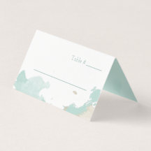 Modern Watercolor Splashes Wedding 