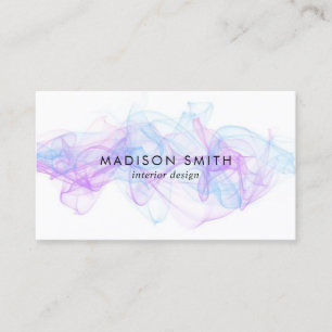 Modern Watercolor   Teal Business Card