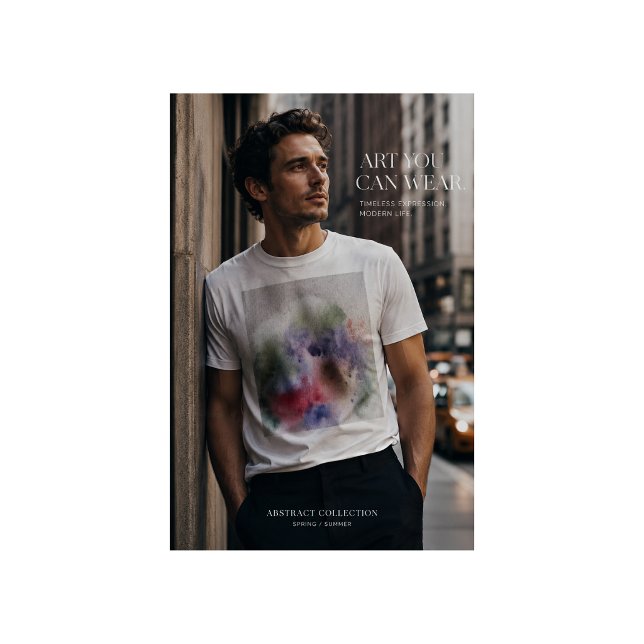 Modern Watercolor Tee (Creator Uploaded)