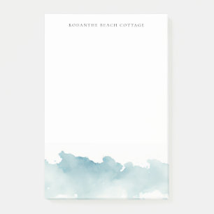 Modern Watercolor waves Notepad