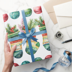 Modern Watercolor  Wrapping Paper