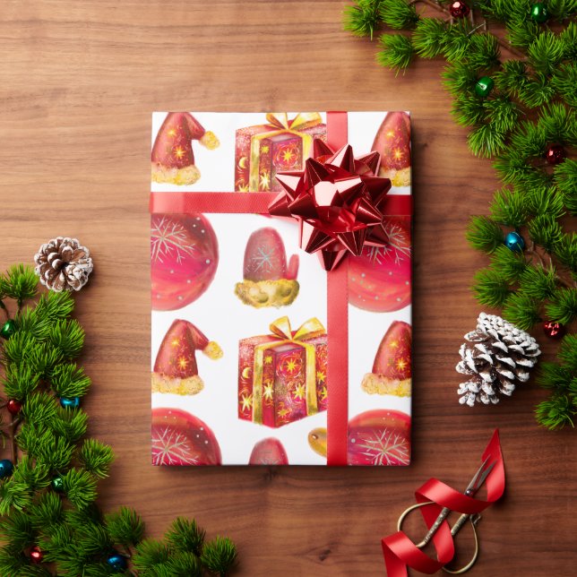 Modern Watercolor  Wrapping Paper (Holiday Gift)