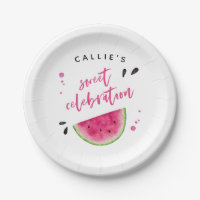 Modern Watermelon Birthday Party