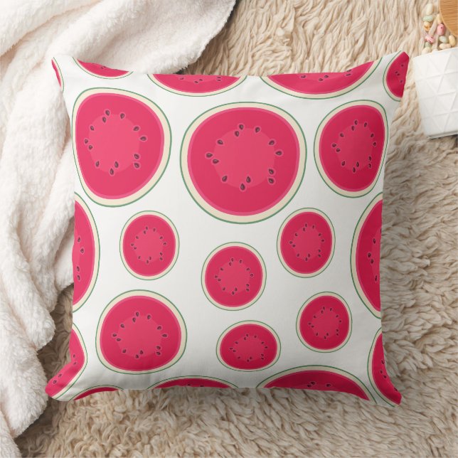 Modern Watermelon Cross-Section Pattern Cushion (Blanket)