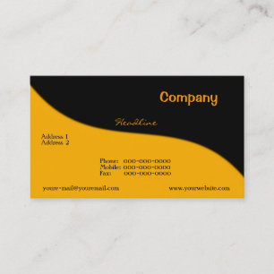 Modern Wave Business Card