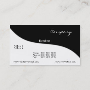 Modern Wave Business Card