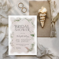 Modern Wavy Border Bridal Shower