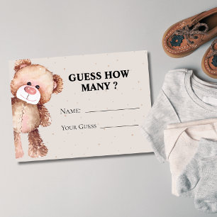 Modern we can nearly wait Guess How Many Game Card