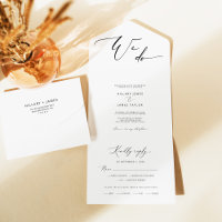Modern We Do Calligraphy Wedding