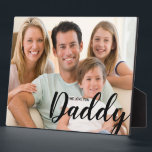 Modern WE Love You Daddy Custom Photo Plaque<br><div class="desc">Introducing our "WE Love You Daddy" Custom Photo plaque design, a heartfelt and personalised way to celebrate the love and bond between a father and his family. This design features beautiful and modern typography that showcases the words "WE Love You Daddy, " expressing the affection and appreciation for dad. What...</div>