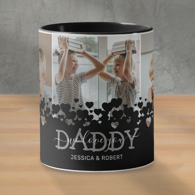 Modern We Love You Daddy Photo Mug (Creator Uploaded)