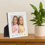 Modern We Love You Gigi Grandkids Photo   Plaque<br><div class="desc">We Love You Gigi Grandkids Photo Personalised Plaque -- Personalise with your favourite picture and grandkids names.
Makes a treasured keepsake gift for grandmother for birthday, mother's day, grandparents day and other special days.</div>