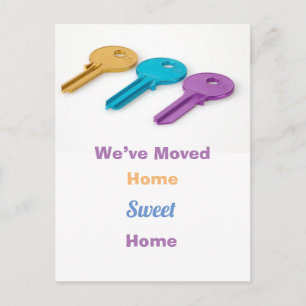 Modern We’ve Moved Announcement Postcard
