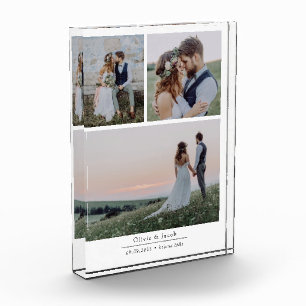 Modern Wedding Collage Photo Block
