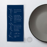 Modern Wedding Dinner Place Setting Thank You Card<br><div class="desc">Introducing the perfect finishing touch to your wedding reception - our elegant Wedding Thank You Place Setting Cards. Designed to express your heartfelt appreciation for each guest's presence on your special day, these cards are the ideal way to add a personal touch to your dinner tables. These place setting cards...</div>