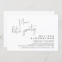Modern Wedding Elopement, Now let's Party