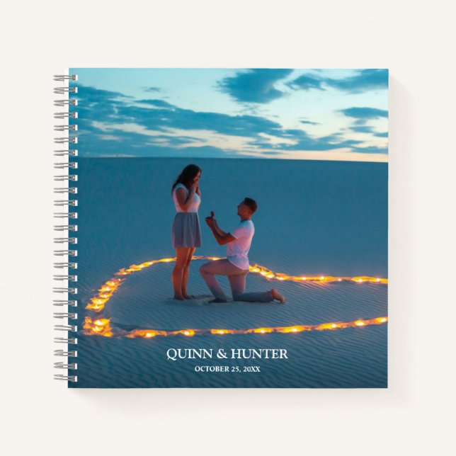 Modern Wedding Guest Book (Front)