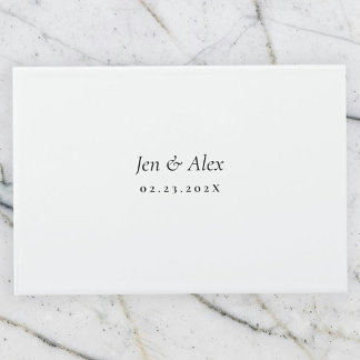 Modern Wedding Guest Book