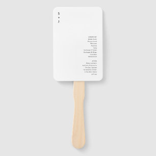 Modern Wedding  Hand Fan