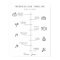 Modern Wedding Icons Timeline Program Poster