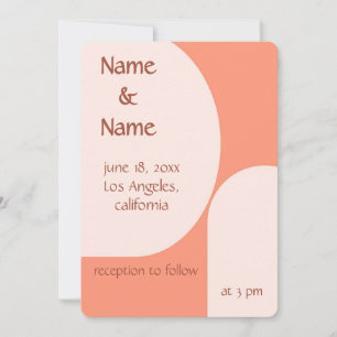 Modern Wedding Invitation