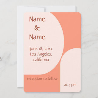 Modern Wedding Invitation