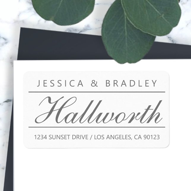 Modern Wedding Invitation (or other occasions) Label (Creator Uploaded)