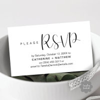 Modern Wedding Invites RSVP Reminder