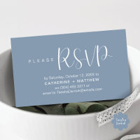 Modern Wedding Invites RSVP Reminder 