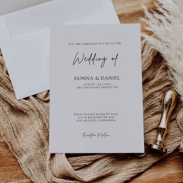 Modern Wedding Invites Template (Modern Wedding Invites Template)