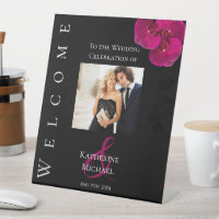 Modern Wedding Photo Welcome Sign-