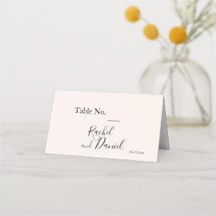 Modern Wedding Place Card