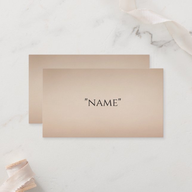 Modern Wedding Place Cards (Front/Back In Situ)