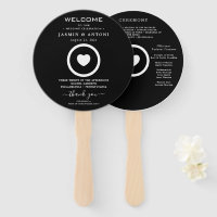 Modern Wedding Program