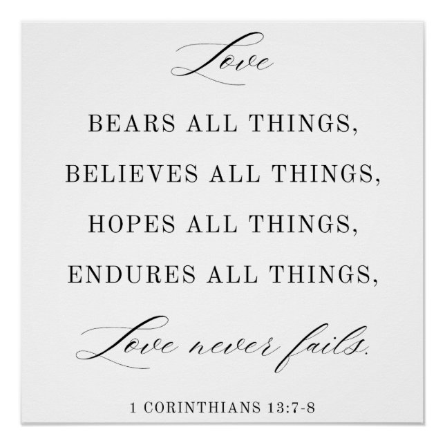 Modern Wedding Quote Backdrop Tapestry  Poster (Front)