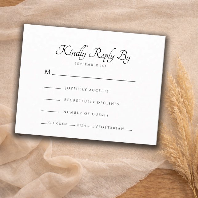 Modern Wedding RSVP (Creator Uploaded)