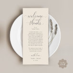 Modern Wedding Table Place Setting Thank You Card<br><div class="desc">Share the love and show your appreciation to your guests, when they sit down at their seat and read this personalised cream grey charming thank you place card. It's a wonderful way to kick off your special day celebration! This card is sure to set the tone for an unforgettable event....</div>