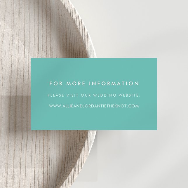 Modern Wedding Website Cards | Pool (Creator Uploaded)